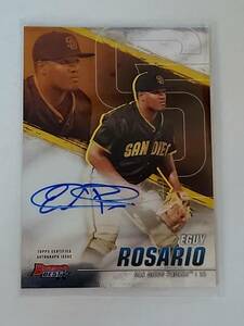 2021 BOWMANS BEST EGUY ROSARIO 直書き 直筆サインカード　ON CARD AUTO 