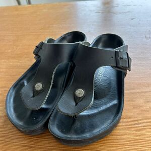 BIRKENSTOCK ブラック 37 Gizeh EVA ギゼ　サンダル