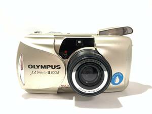 【シャッター/フラッシュOK】オリンパス OLYMPUS μ mju:-II ZOOM 38-80mm コンパクトフィルムカメラ (712)