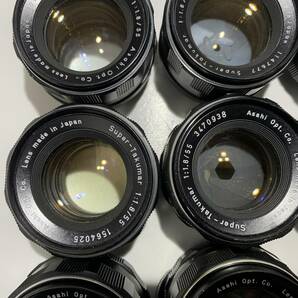 【10個】ペンタックス PENTAX Super-Takumar 55mm F1.8 ×10個 M42 レンズ まとめて ジャンク セット まとめ (721)の画像3