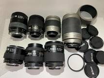 【7個】ニコン Nikon AF NIKKOR 28-80mm/35-105mm/28-105mm/70-300mm/レンズ まとめて ジャンク セット まとめ (734)_画像1