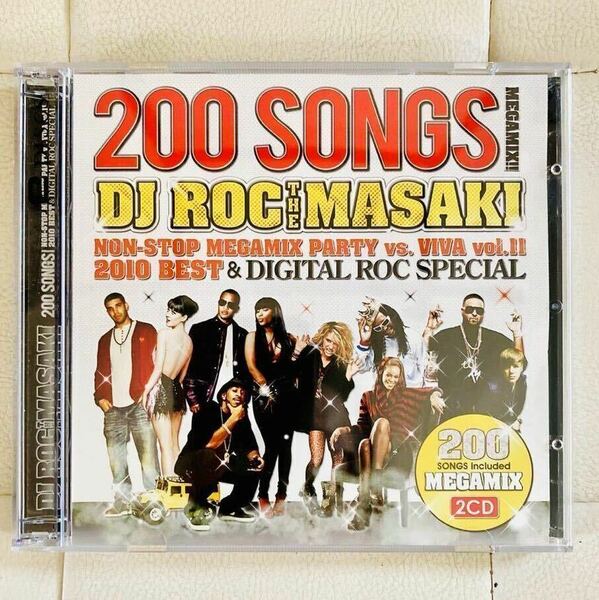 送料無料 / DJ ROCK THE MASAKI / 200 SONGS / 2枚組 200曲 / HIPHOP R&B MIX