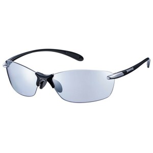  Swanz sunglasses SALF-0715 BK Airless Leaf fit black × light silver silver mirror ×UL light ice blue for adult SWANS