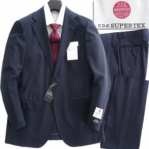  new goods sa vi ru low C.D.K SUPER TEX Super100'S Pola suit A5(M) navy blue [J49875] SAVILE ROW setup spring summer men's 