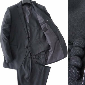新品 CERIMONIA 6WAY 3ピース スーツ YA6(やや細身L) 黒 【J48889】 175-8D 春夏 2パンツ セットアップ メンズ スーツカンパニー