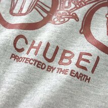 新品 チュウベイ 自転車 プリント 半袖 Tシャツ M 灰 【CH1432068_97】 春夏 メンズ CHUBEI カットソー 丸首 クルーネック サマー_画像8