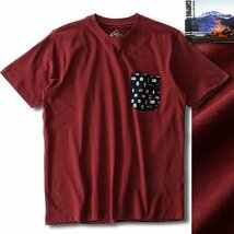 新品 キャンピングコンフォートライフ 春夏 アウトドア プリント ポケット Tシャツ L 【PW9M-T115_DRE】 CAMPING COMFORT LIFE 半袖_画像1