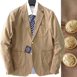  new goods port Bridge cotton gold button blaser L beige [BPF205_710] spring autumn . thing PORT BRIDGEgyaba Gin tsu il jacket sphere insect 