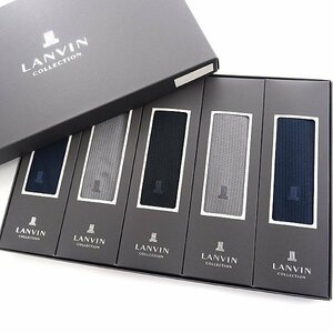  новый товар Lanvin коллекция сделано в Японии носки 5 позиций комплект BOX 25-26cm [5setBOX] LANVIN COLLECTION мужской носки подарочная коробка 