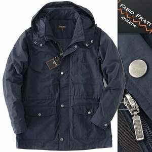  new goods fabio fla-ti nylon 2WAY mountain parka L navy blue [AW21-6871_10] men's FABIO FRATI ATHLETIC hood blouson 