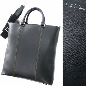  новый товар 3.9 десять тысяч Paul Smith shrink кожа 2WAY большая сумка темно-зеленый [K22528] Paul Smith портфель сумка на плечо 