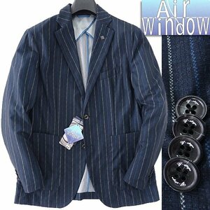 新品 ジーステージ 清涼 AIR WINDOW ウォッシャブル ジャケット 44(S) 紺 【1-20203_8】 g-stage ブレザー 春夏 メンズ