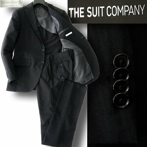  new goods suit Company spring summer stripe TOUGH STRETCH suit A8(2XL) black [J53412] 185-6D setup stretch pants 