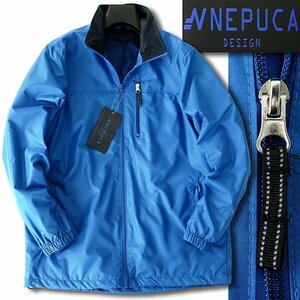  new goods nepka water-repellent high density reverse side mesh blouson LL blue [9-3201_26] NEPUCA jacket men's Wind breaker sport Golf 