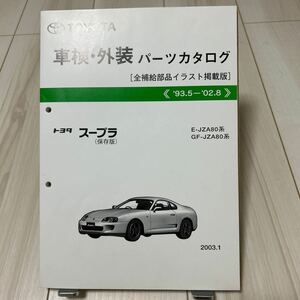 トヨタ スープラ 車検・外装パーツカタログ 保存版