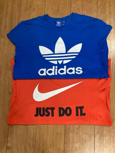 adidasNIKE Tシャツ２枚セット！