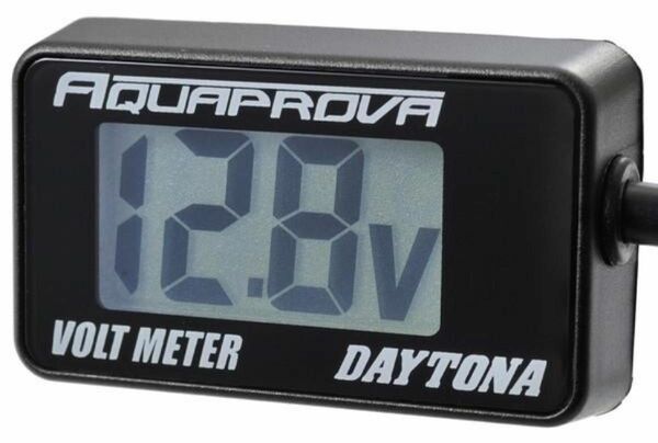 【新品】デイトナ デジタル電圧計 ボルトメーター 92386 AQUAPROVA 電圧計 DAYTONA 