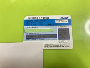 【即日対応・番号通知 】ANA株主優待券１枚 2024年5月31日搭乗まで有効 No.003