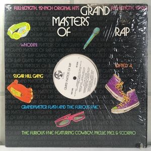 美品 US LP / V.A. (GRANDMASTER FLASH & THE FURIOUS FIVE) / Grand Masters Of Rap / Sugarhill Gang / Old Skool HipHop /