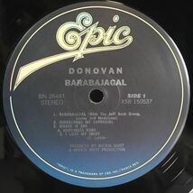 美品 US LP / Donovan (ドノヴァン) - Barabajagal / Jeff Beck Group / Acid Folk Jazz Rock アシッド・フォーク_画像3