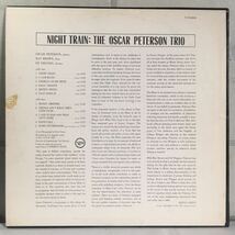 美盤 US LP / The Oscar Peterson Trio (オスカー・ピーターソン・トリオ)- Night Train (ナイト・トレイン) / RAY BROWN,ED THIGPEN/ JAZZ_画像2