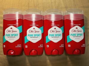 【4本セット】old spice pure sport オールドスパイス　ピュアスポーツ　海外デオドラント