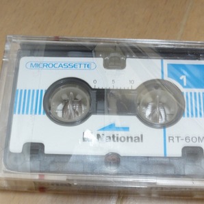 ★未使用品★2個セット National マイクロカセットテープ RT-60MC 60分 包装フィルム破れあり 送付120円 の画像5