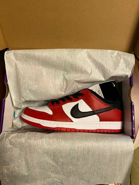 28.5 Nike SB Dunk Low Pro "J-Pack Chicago/Varsity Red and White" 