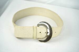 [oru Cheer -niORCIANI] 4977 leather belt Italy made 53mm