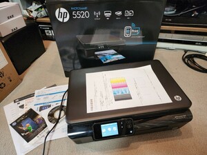 HP Photosmart 5520 インクジェットプリンター A4 自動両面印刷 Wi-Fi 無線LAN対応