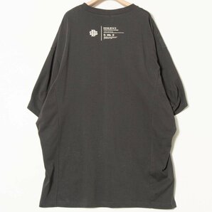 メール便◯ DOUBLE STANDARD CLOTHING ダブルスタンダードクロージング ビッグTシャツ 半袖 コットン100％ ブランドロゴ 灰色 F メンズの画像2