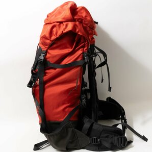 【1円スタート】ZERO POINT ゼロポイント ALPINE PACK 50 アルパインパック50 バックパック リュックサック レッド 黒 合成繊維 大容量の画像3