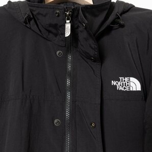 【1円スタート】THE NORTH FACE ノースフェイス NP72131 ナイロンジャケット ウインドブレーカー 収納フード衿 裏メッシュ 黒 S メンズの画像4