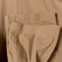 LILASIC リラシク ステンカラーコート アウター 上着 羽織 無地 スプリングコート M 綿 コットン ベージュ 綺麗め カジュアル シンプル_画像5