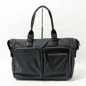 [1 jpy start ]ZERO HALLIBURTON Zero Halliburton business bag blue gray black black nylon men's storage great number work bag bag 