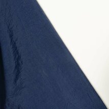 NIKE ナイキ サイズM ジップアップ ジャケット ジャンパー 中綿 ナイロン100％ 皺加工 青/ブルー メンズ アウター ラグラン 秋冬 ウェア_画像7