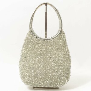 [1 jpy start ]ANTEPRIMA Anteprima wire bag handbag silver silver lady's woman woman elegant adult simple 