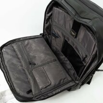 【1円スタート】Samsonite Red サムソナイト・レッド ビジネスバッグ リュックサック ブラック 黒 合成繊維 メンズ 紳士鞄 ファスナー開閉_画像7