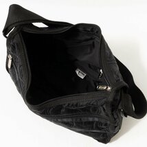 LeSportsac レスポートサック ショルダーバッグ ブラック 黒 シルバー ナイロン 刺繍 レディース 斜め掛け シンプル カジュアル bag 鞄_画像6