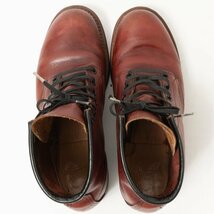 【1円スタート】RED WING SHOES レッドウィング 9011 U.S.A製 BECKMAN ベックマン レザーブーツ 革靴 ブラウン 25.5cm メンズ レースアップ_画像5