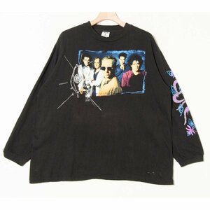  mail service 0 The Cure The *kyua- size L ACME long sleeve T shirt 1992 cotton 100% black / black men's band lock casual spring summer 