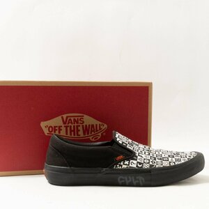 【1円スタート】VANS Slip On Pro BLACK CHECKER VN0A4VHU2MH CULT スニーカー US11.0 29.0cm バンズ 202005 シューズスリッポンスケーター