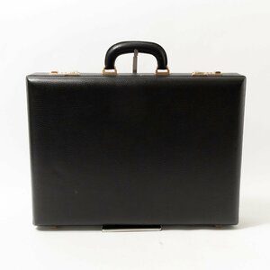 [1 jpy start ]DAPPER by BARANTANIdapa-bai aspidistra ta-ni attache case black black Gold leather original leather Italy made men's 