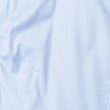 メール便◯ TOMMY HILFIGER トミーヒルフィガー サイズ38 長袖 ワイドカラー シャツ コットン100％ 青/ライトブルー メンズ 紳士 トップス_画像7