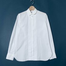 メール便◯ Maker's Shirt KAMAKURA メーカーズシャツ鎌倉 日本製 シャツ 長袖 トップス 9 綿100% コットン ホワイト 白 綺麗め シンプル_画像1