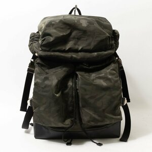 SIMPLICITE plus シンプリシテプリュス バックパック リュックサック カーキ ブラック 黒 ナイロン 合成皮革 レディース bag 鞄 かばん