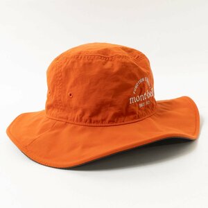 mont-bell モンベル ハット つば付き帽子 Sサイズ ナイロン オレンジ アウトドア ハイキング 日除け 登山 野外活動 春夏 男女兼用