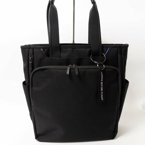 【1円スタート】ANA DESIGN アナ デザイン ビジネスバッグ トートバッグ 紳士鞄 ブラック 黒 バリスティックナイロン A4対応 メンズ