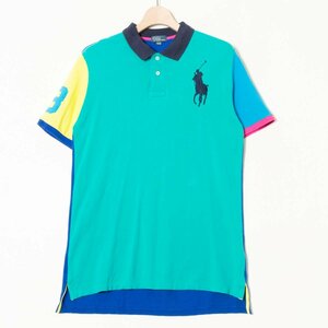 メール便◯ POLO by Ralph Lauren ポロ ラルフローレン サイズXL 半袖 ポロシャツ ビッグポニー マルチカラー コットン100％ メンズ 春夏