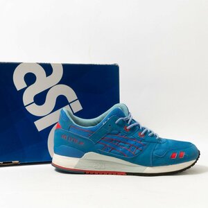 [1 иен старт ]asics TIGER GEL LYTE 3 TQ637Y спортивные туфли мужской обувь Asics Tiger гель свет 28.5cm голубой US11 синий 
